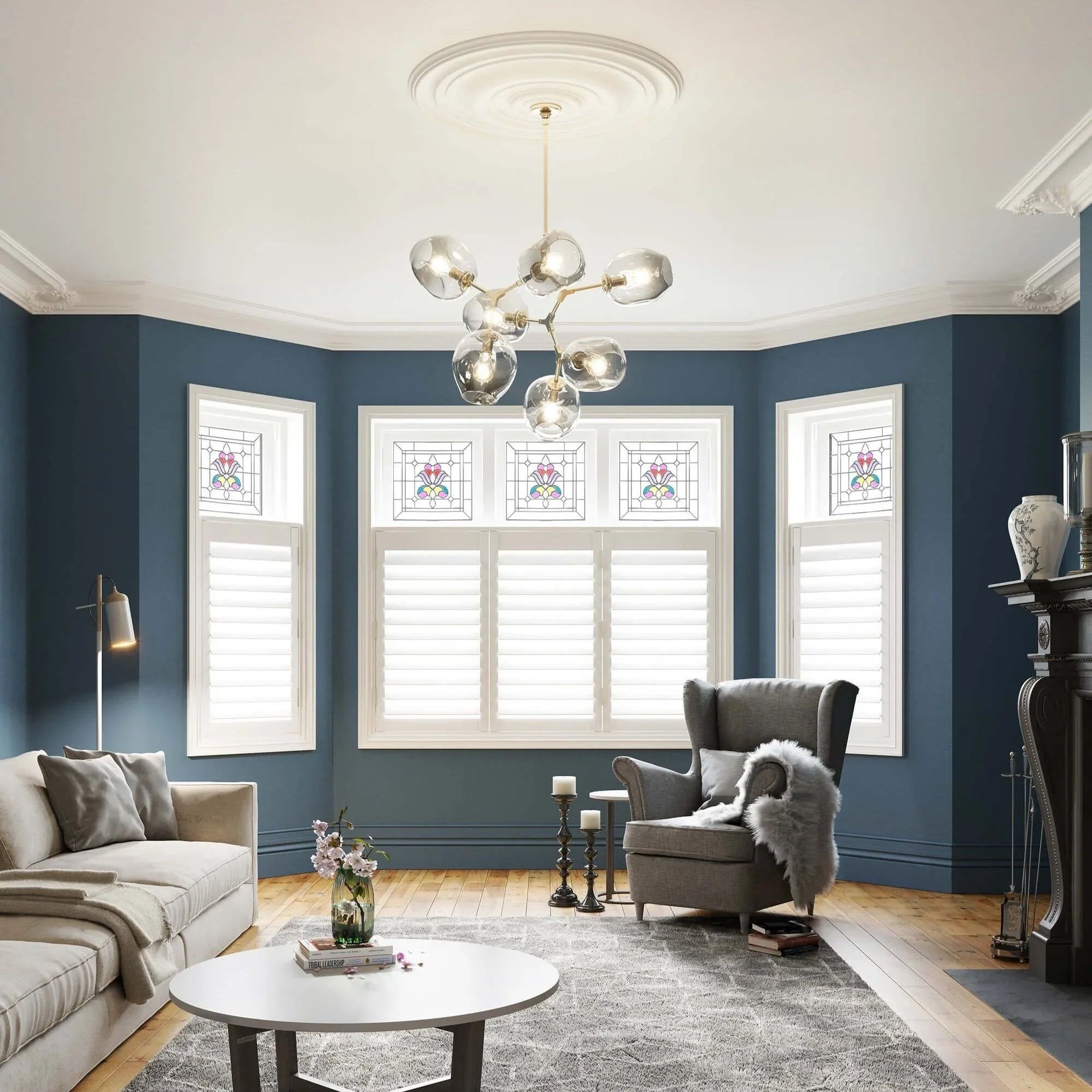 Stirling Bay Window Shutters