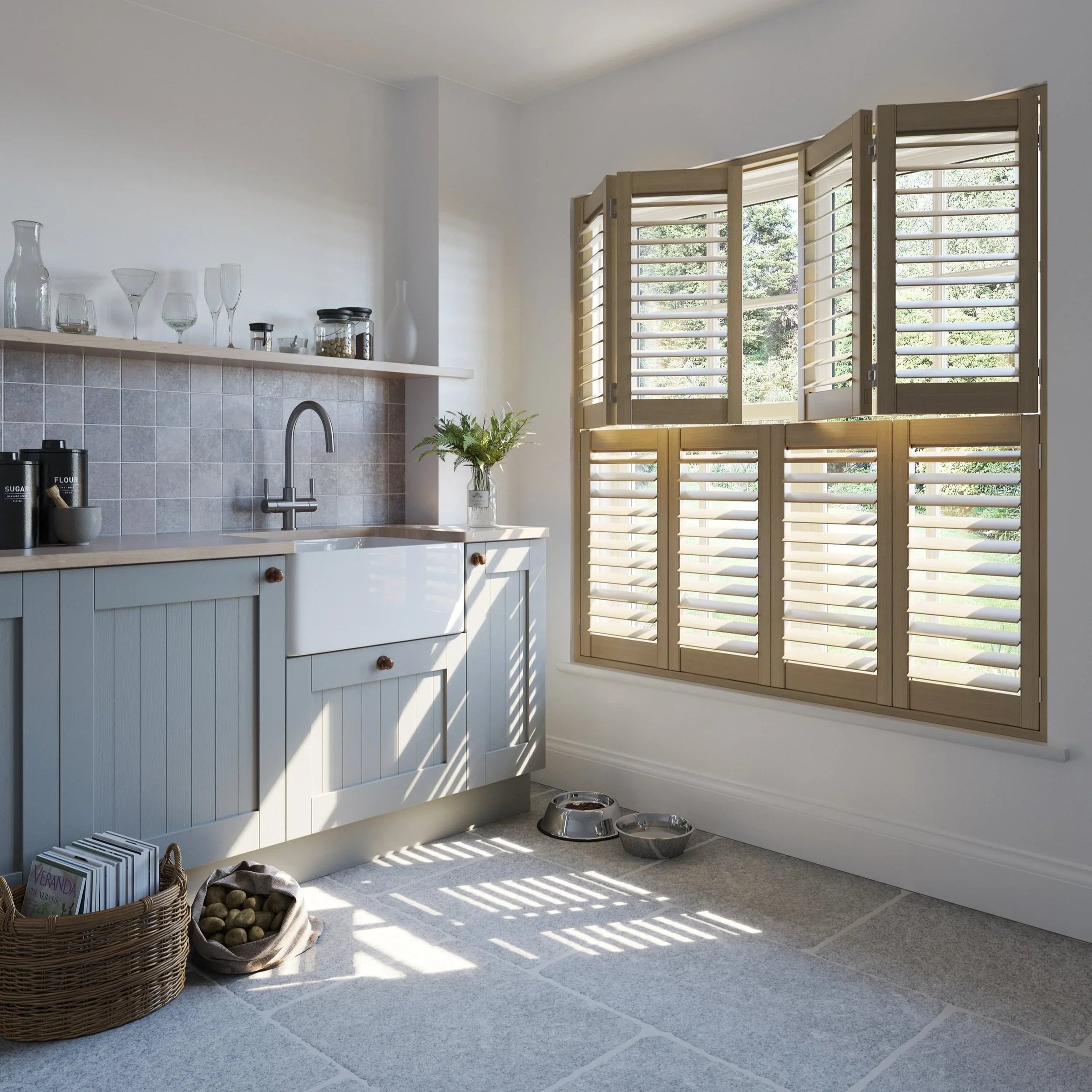 Stirling Kitchen Shutters