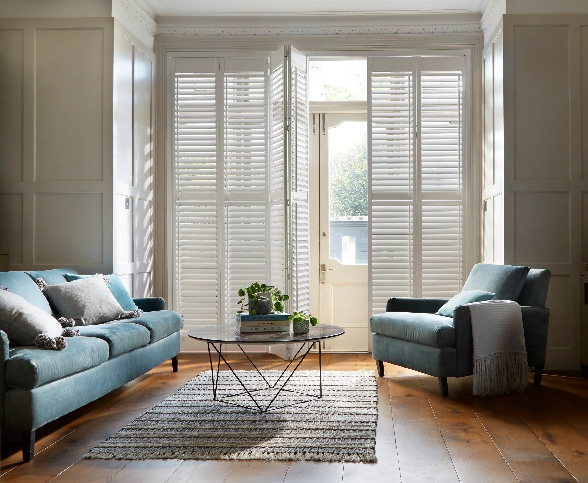 Stirling Living Room Shutters